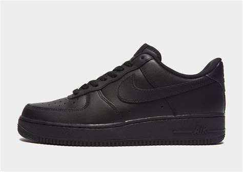 nike air force zwart wit heren|zwarte nike air force 1.